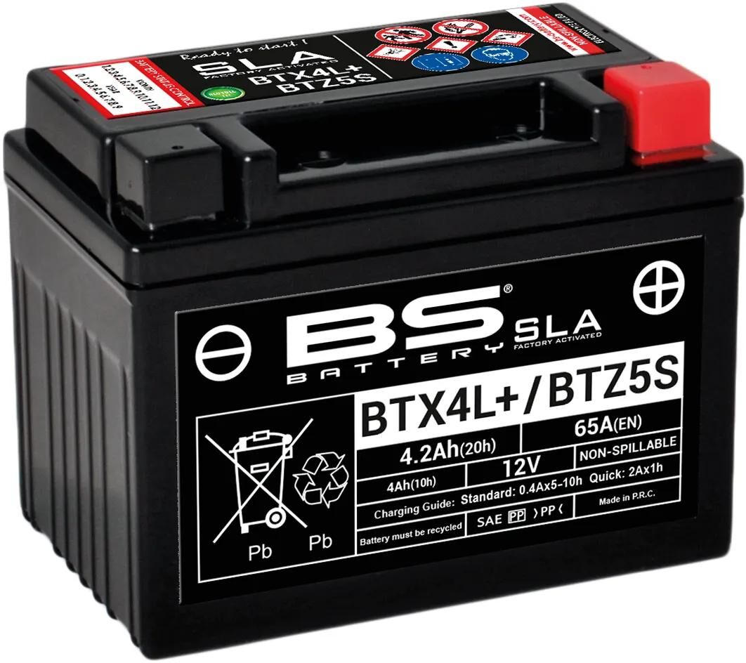 Batterie BS-BATTERY BTX4L et BTZ5S, 4Ah, pour appareils électroniques, accessoires d'alimentation, batterie au plomb-soufre.