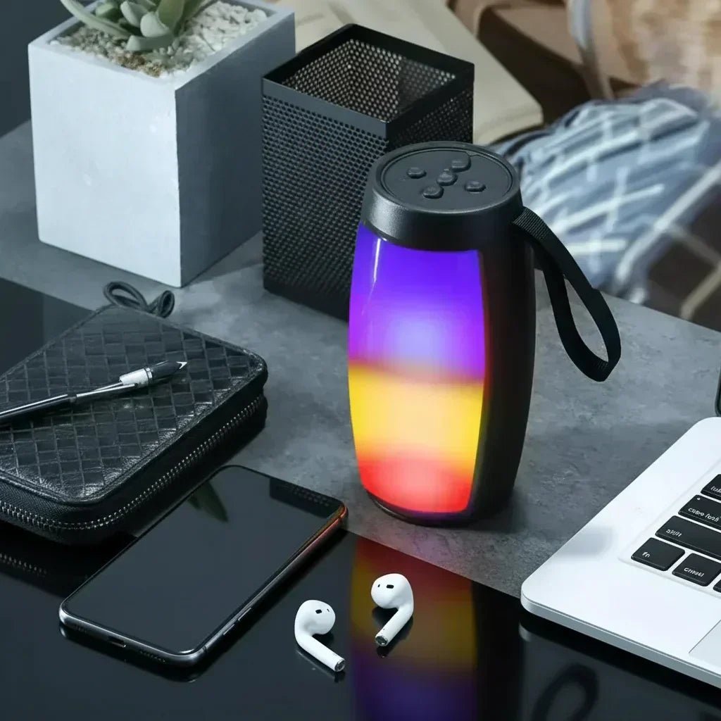 PHONEPACE Haut-parleur LED - Ambiance sonore et lumineuse - Kawkaw