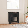 Couverture de radiateur VidaXL en MDF noir de 78 cm, protection élégante pour radiateur de chauffage.